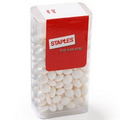 Medium Flip Top Candy Dispensers - White Mints